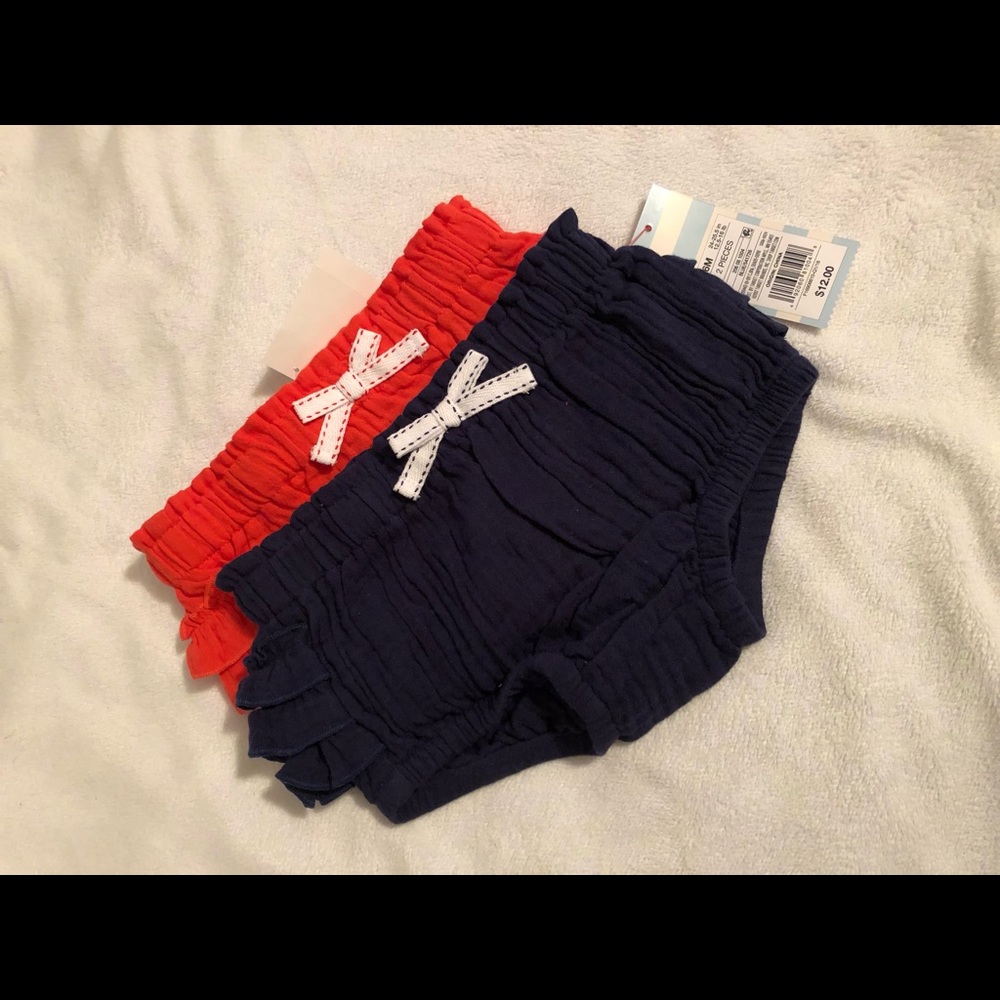 Baby Girls’ Trouser Shorts (Bloomers) 2 piece set